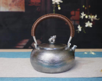 锤印手工烧水银壶